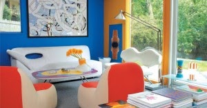 Hermosas salas coloridas - Colores en Casa