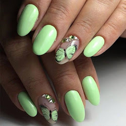 nail designs flower easy nails unghie 2084 oval inspiring verdi lime bestartnails moreandmorepin salvato da