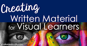 Tips for Creating Written Material that Supports Visual Learners