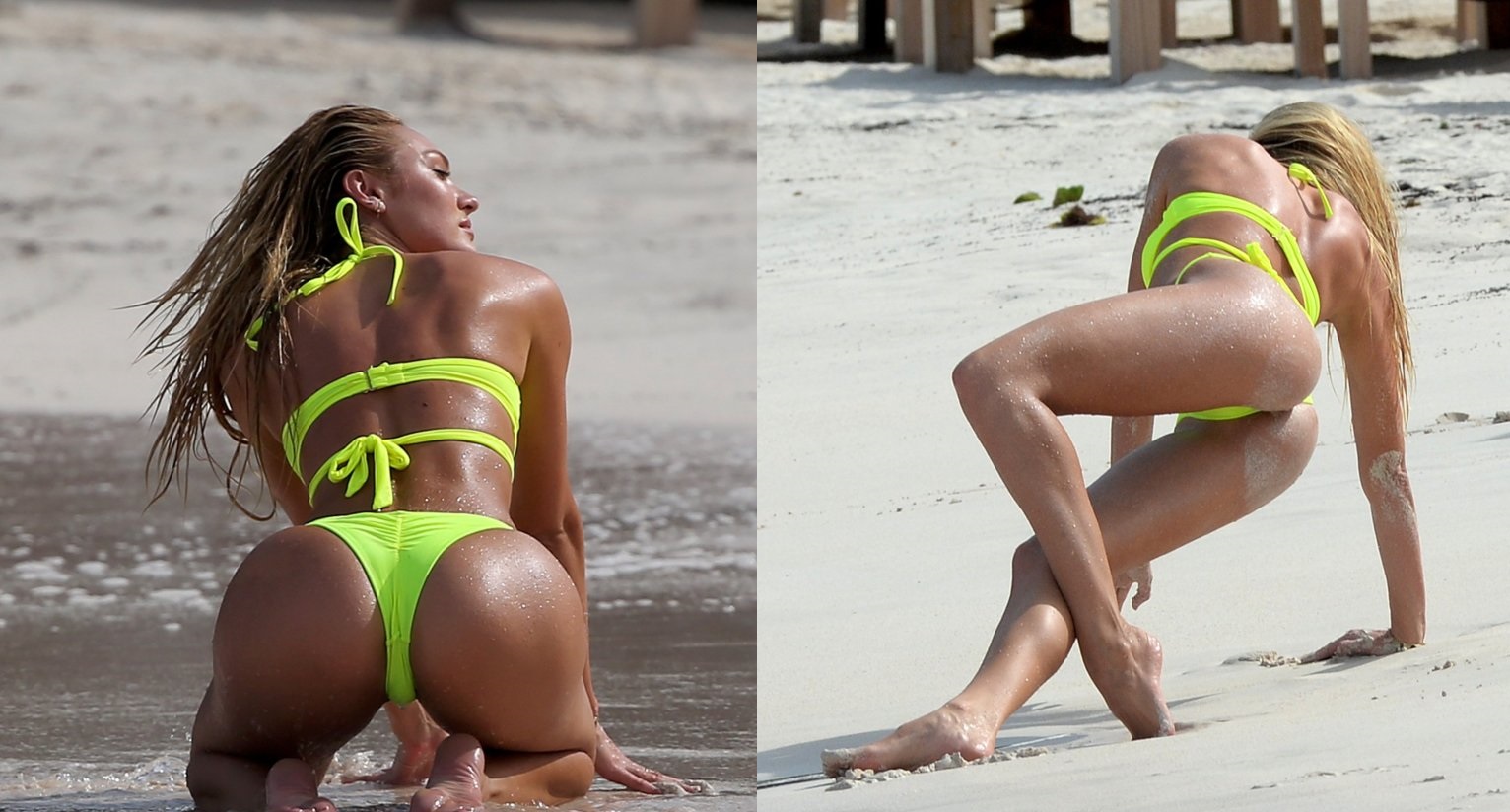 Candice swanepoel's butt