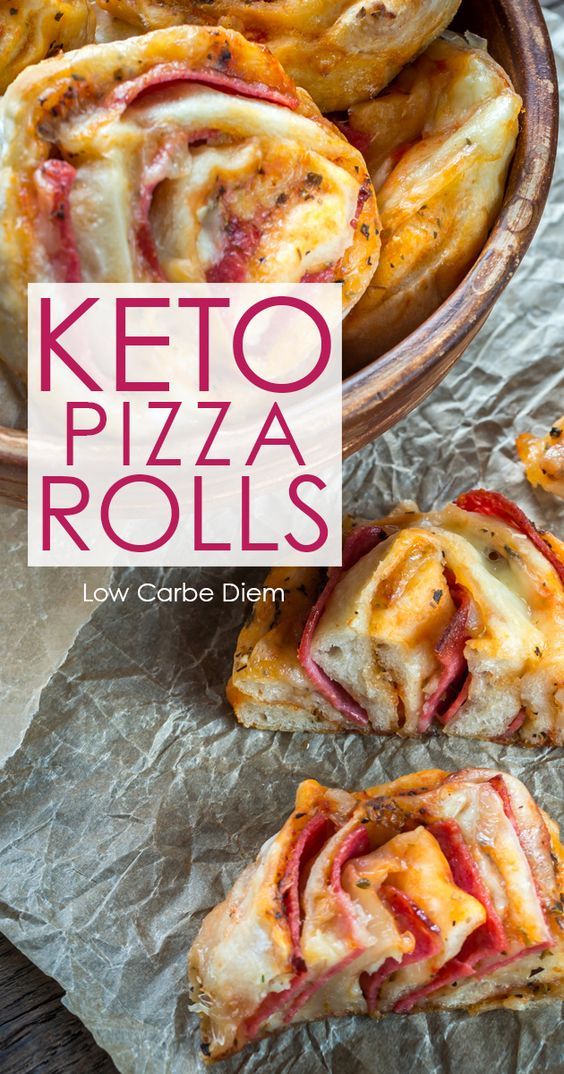Keto Pizza Rolls Delish Food