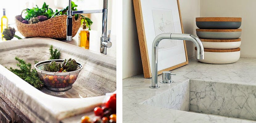 Marzua: Fregaderos de cocina ¿de que material?