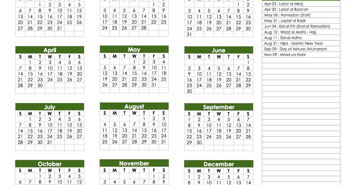 islamic calendar year 2019 islamic calendar year 2019