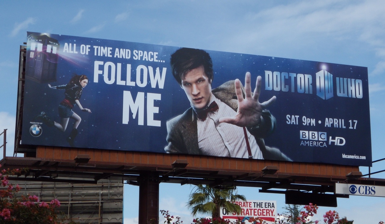 Daily Billboard Doctor Who Matt Smith Tv Billboard Advertising For