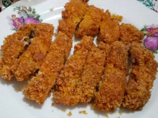 Dada ayam goreng tepung Ayam crispy