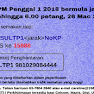 Semakan Keputusan STPM 2018 Penggal 1 Online Dan SMS