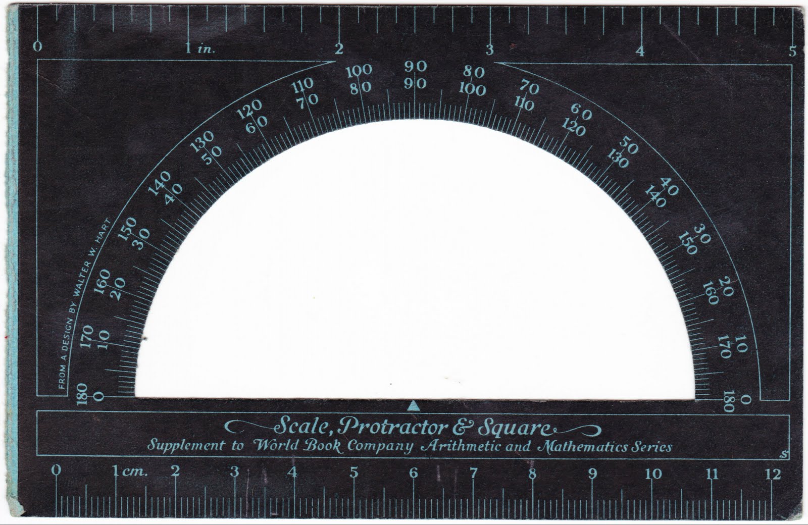 Papergreat: A protractor (and more) inside a 1938 arithmetic textbook