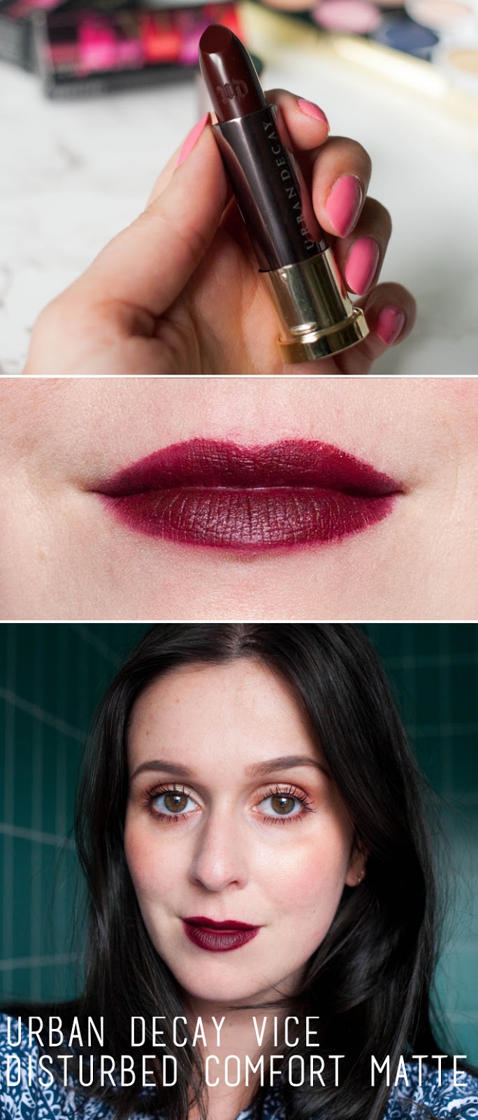 Urban Decay Vice Disturbed lipstick review