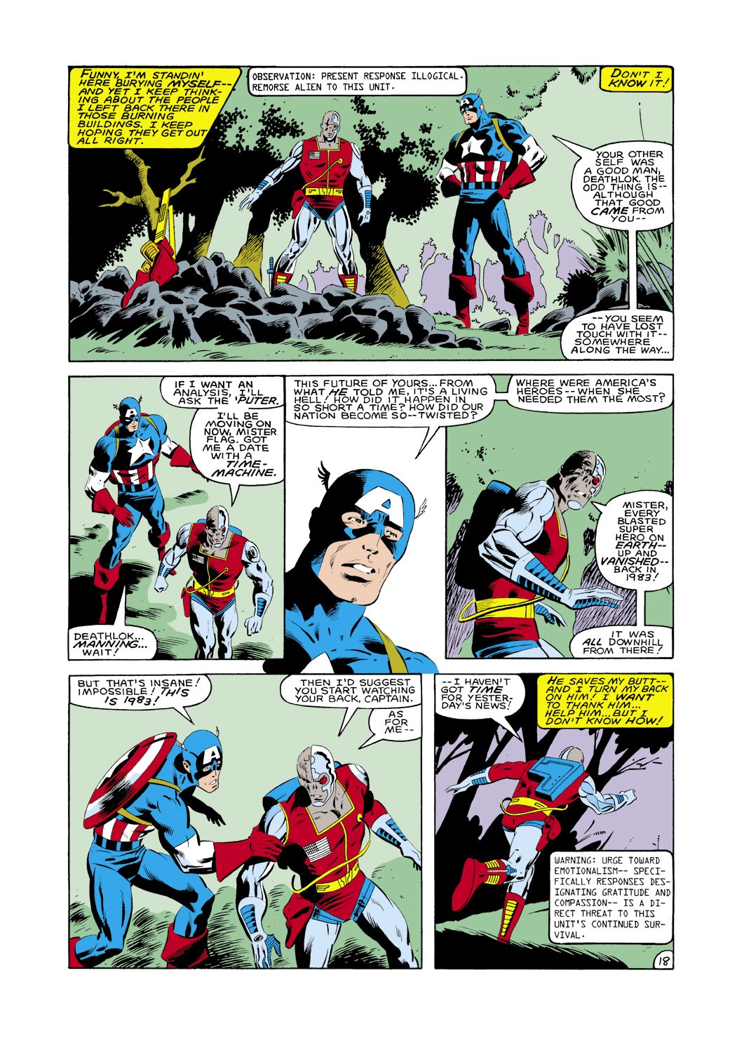 Read online Captain America (1968) comic - Issue #287 - 19