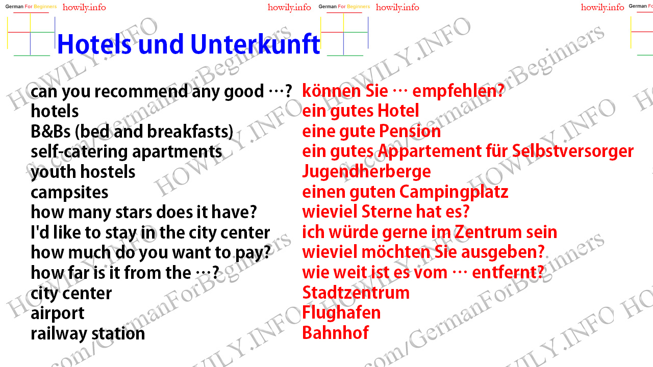 Hotels und Unterkunft Hotels und Unterkunft