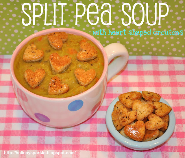 Holiday Sparkle Split Pea Soup