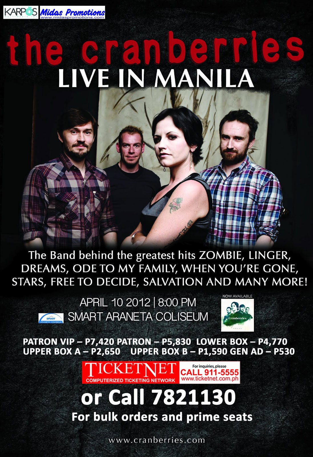 Soul and the E The Cranberries Live in Manila! Contest