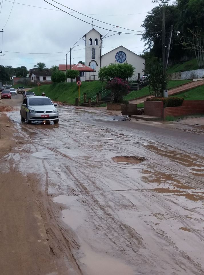 Descaso com a população: Situação da Avenida COPACABANA Descaso com a população: Situação da Avenida COPACABANA