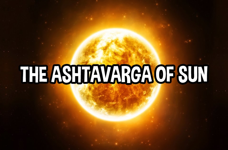 The Ashtakavarga of Sun