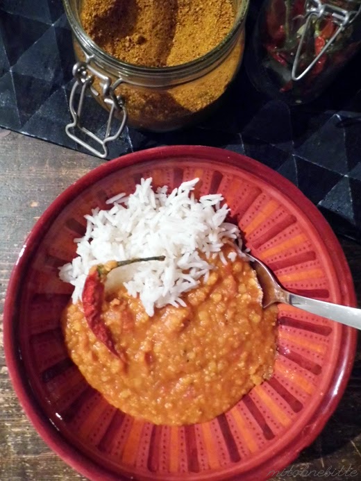 mitohnebitte: Rotes Linsencurry