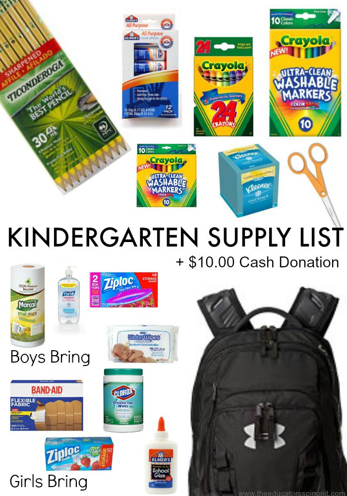 Kindergarten%2BSupply%2BList - School Supply For Kindergarten