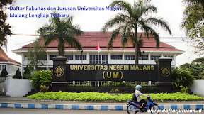 Daftar Fakultas dan Jurusan UM Universitas Negeri Malang Lengkap Terbaru