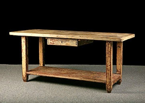 Particularly striking vintage tables!