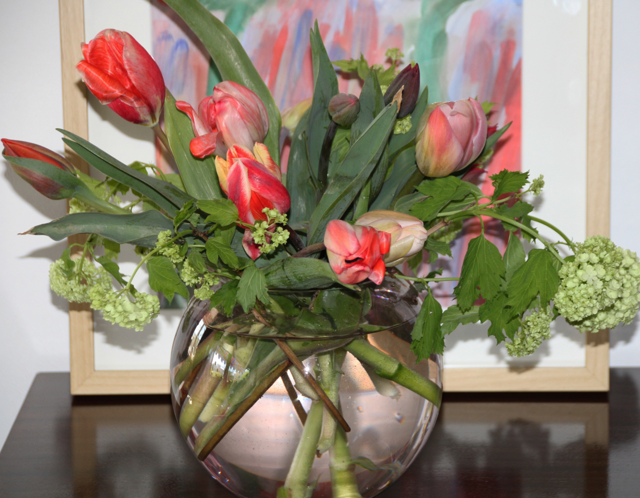 Gefranste Tulpen Zum Karfreitag