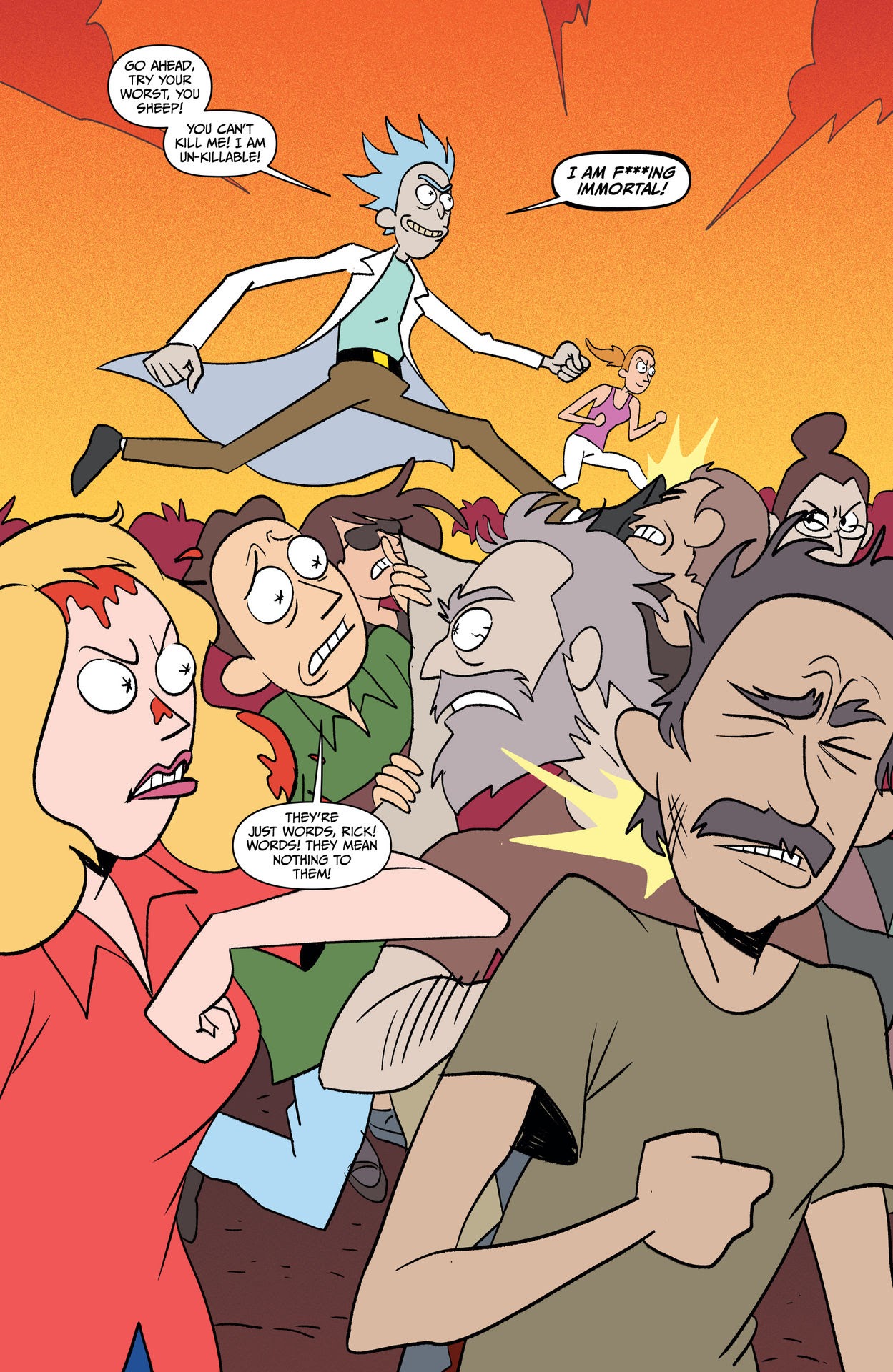 Read online Rick and Morty: Go to Hell comic -  Issue #5 - 9