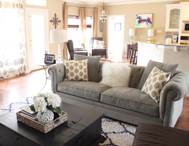 Image showcasing Crafty Texas Girls: Decorate without Adding Clutter + Pillow Giveaway