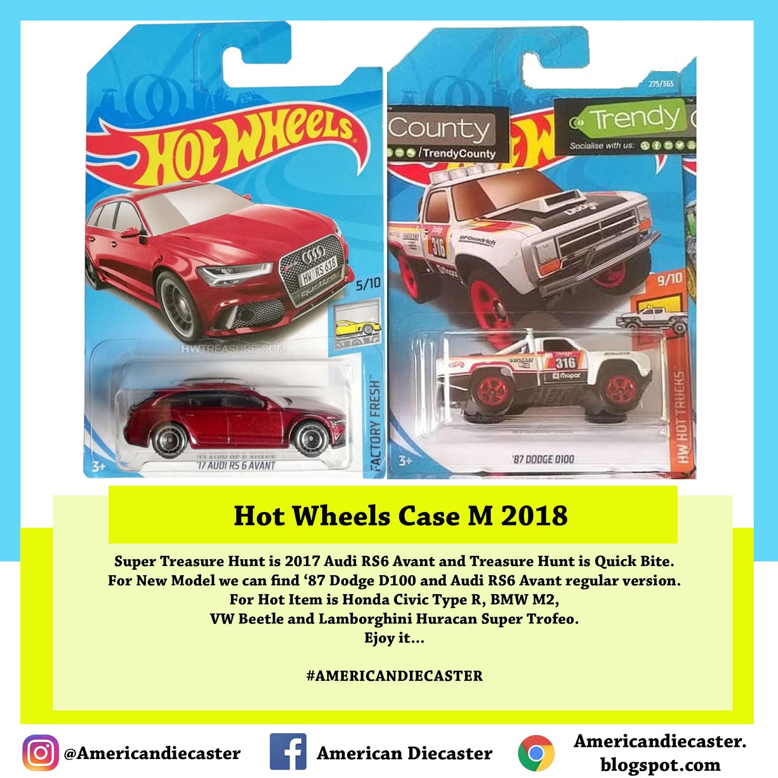 hot wheels case m 2018