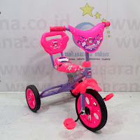 Sepeda Roda Tiga BMX ET1225 Sandaran Pink/violet