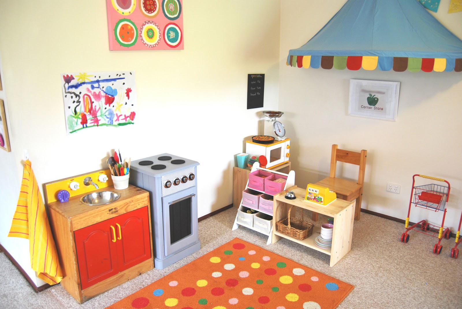 A Little Learning For Two Play Room Tour Shop Corner
