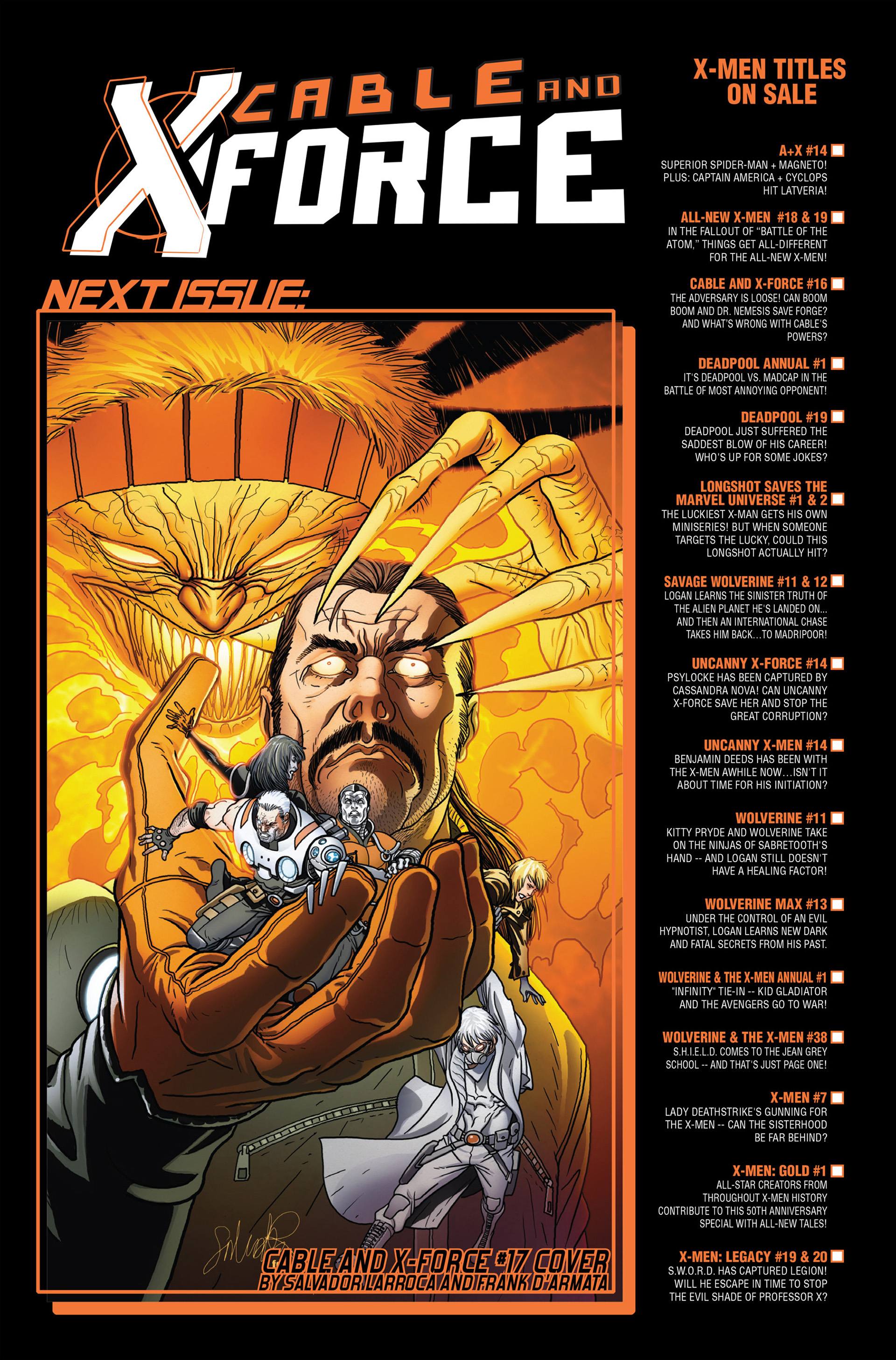 Read online Cable And X-Force comic -  Issue #16 - 22
