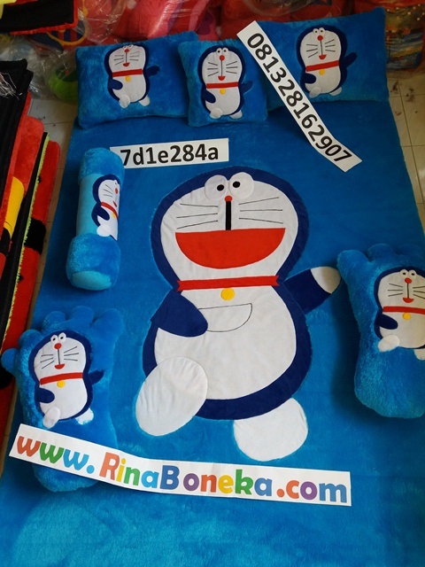 Karpet karakter Doraemon Fullset Rina Boneka Karpet karakter Doraemon Fullset Rina Boneka