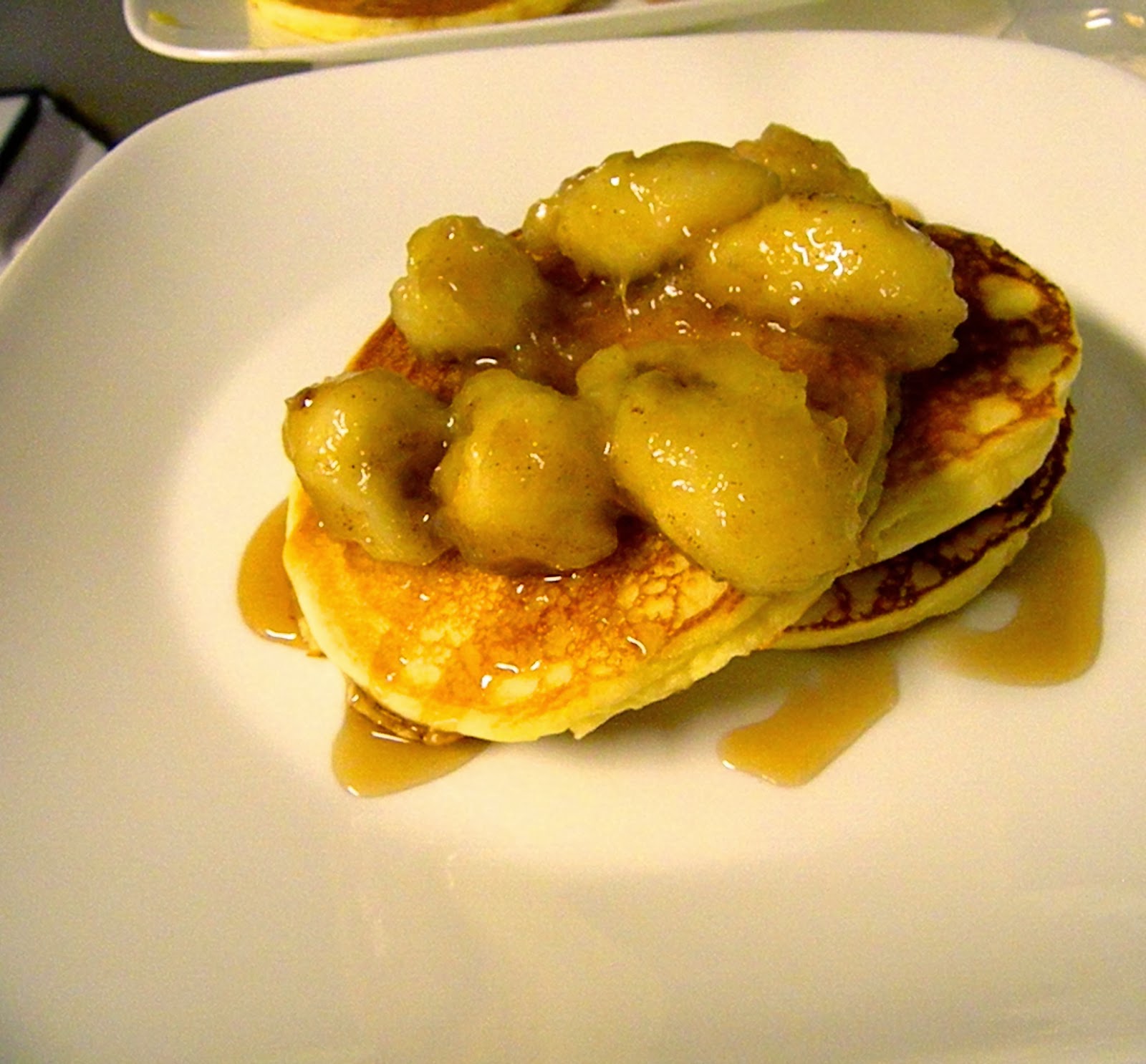 Gluten Free with Julie B Bananas Foster Pancakes