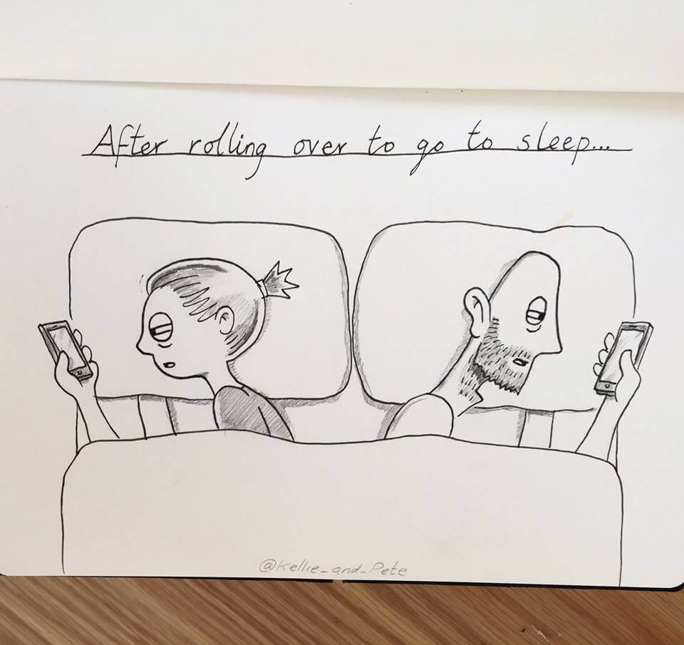 55 Amusing Illustrations Depicting The Fascinating Daily Life of Couples