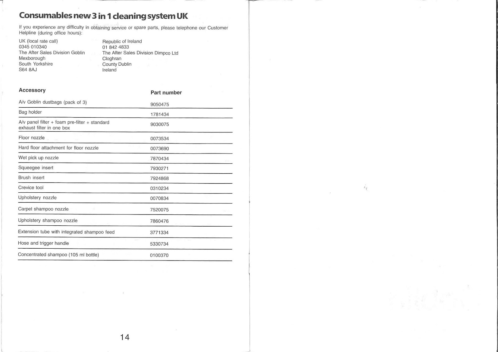 Goblin Instruction Manual 3in1 Multifunction Cleaner