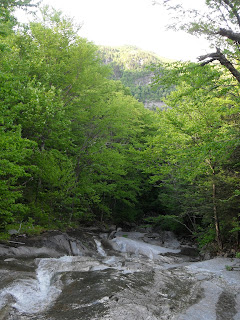 Waternomee Waterslide on Clough Mine Brook in Kinsman Notch