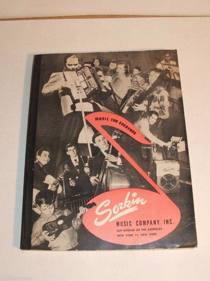 Stuff Sax 1958 Sorkin Music Catalog Featuring Revere Saxophones
