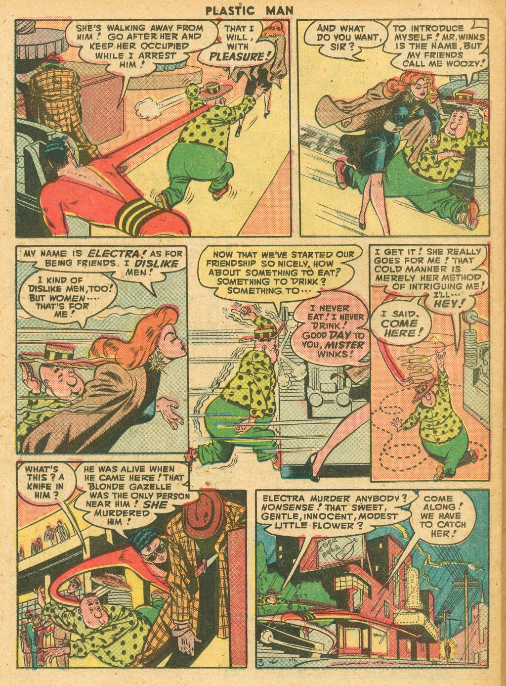 Read online Plastic Man (1943) comic -  Issue #10 - 38