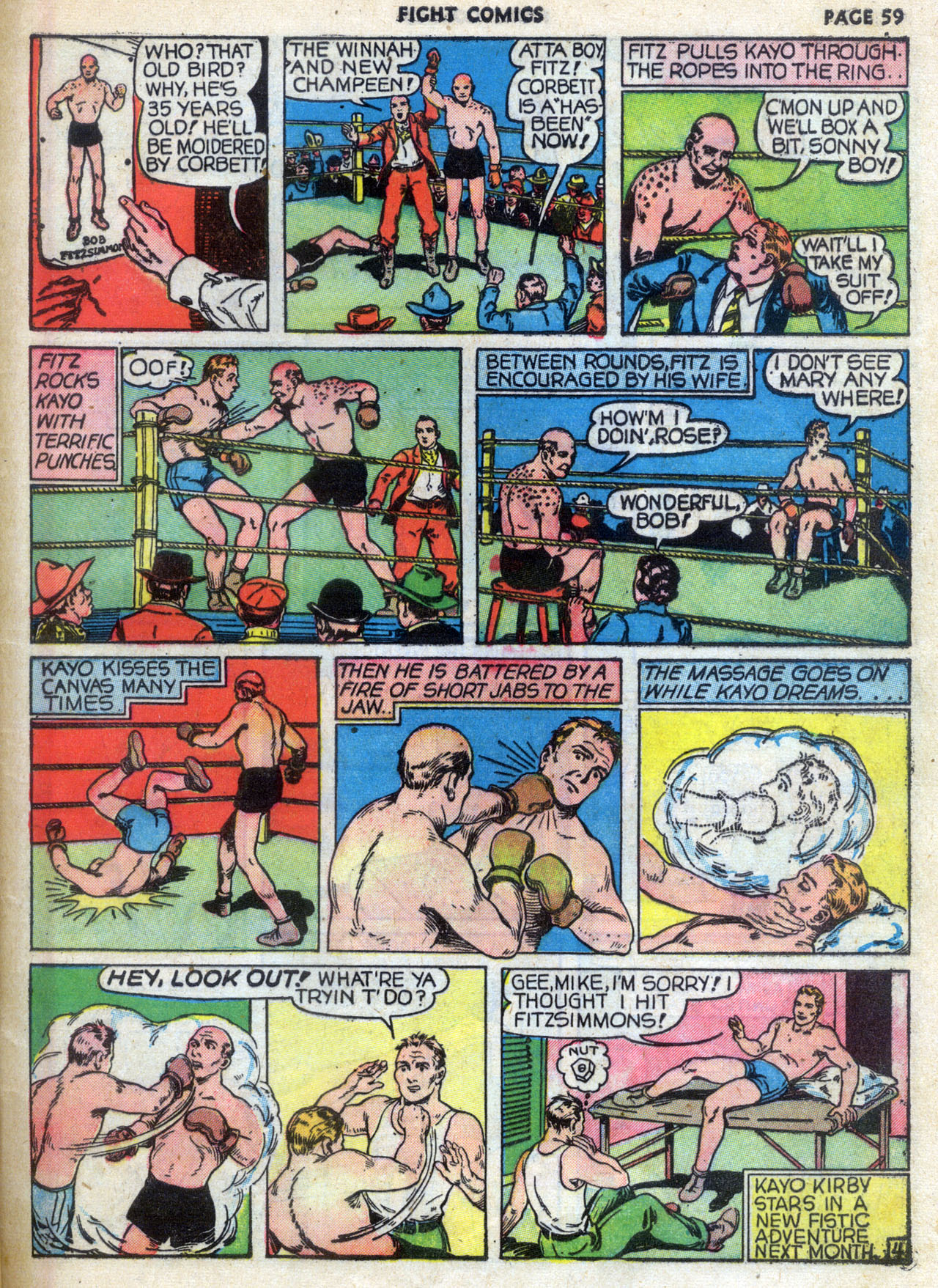 Read online Fight Comics comic -  Issue #9 - 61