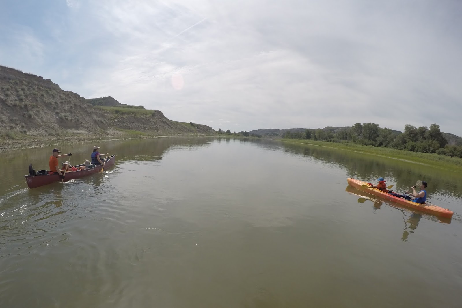 Family Adventures in the Canadian Rockies Paddling the Alberta Badlands