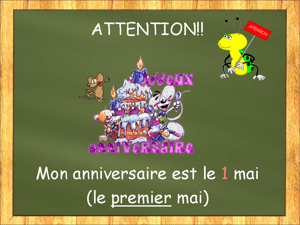 Le coin du fle des élèves du Secondaire C'est quand ton anniversaire