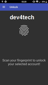 تطبيق Remote Fingerprint Unlock