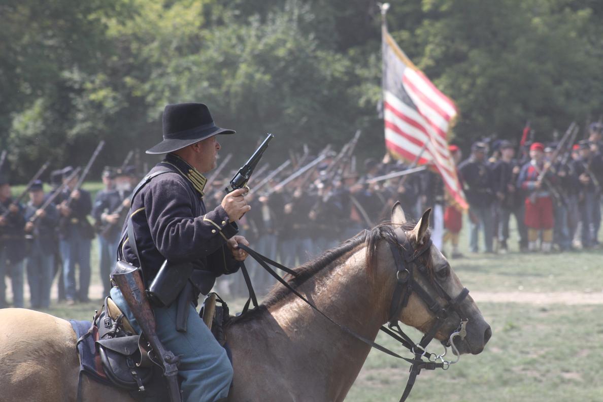 Michigan Exposures Jackson Civil War Muster The Battle