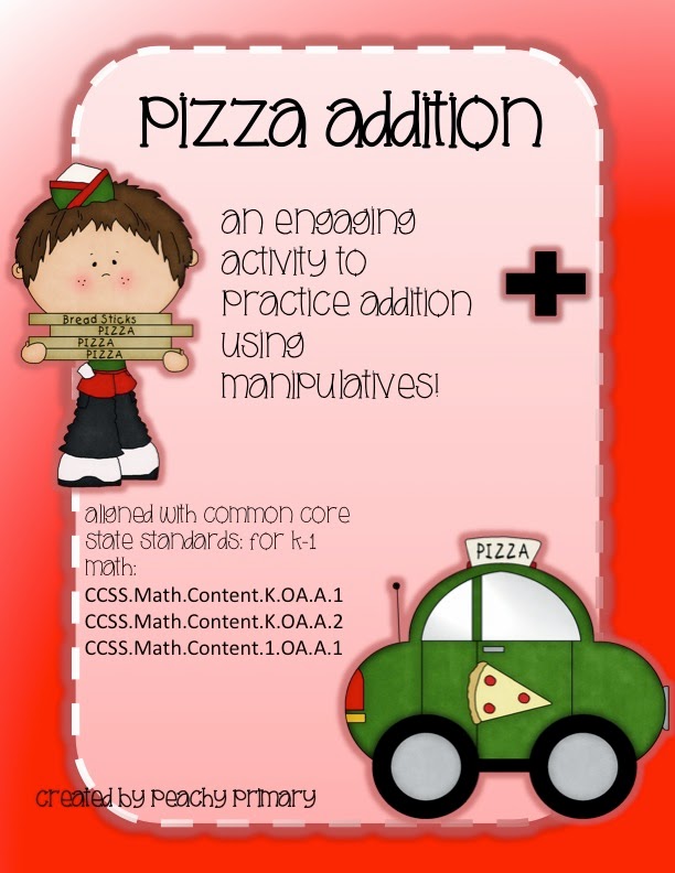 Peachy Primary Pizza Addition and Subtraction!