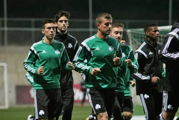 Χαλαρά στην απογευματινή προπόνηση