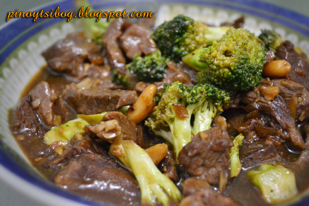 Pinoy Tsibog Beef with Broccoli