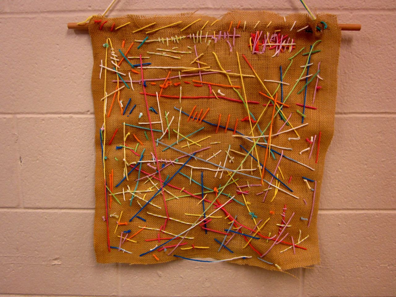 Sewing School First Tapestry of the Year