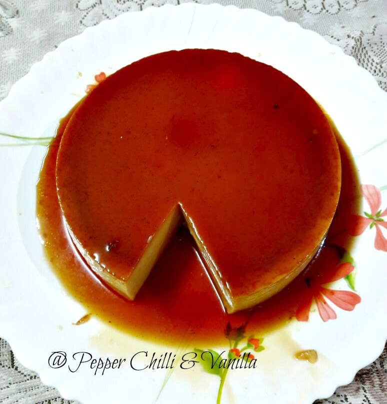 Vanilla Flan /Spanish Flan Pepper, Chilli and Vanilla