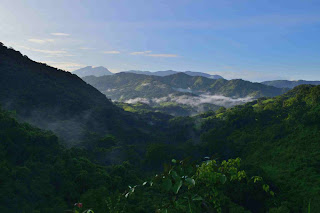 early morning view of valley in Puriscal