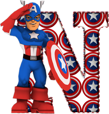 Alfabeto Del Capitan America Oh My Alfabetos
