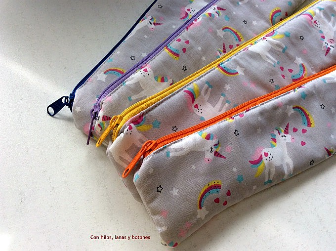 Con hilos, lanas y botones: Estuches para flauta