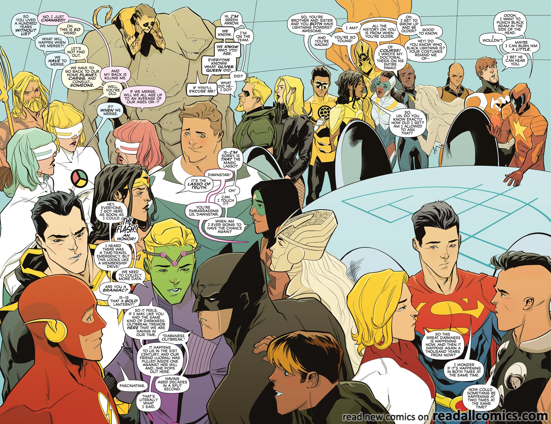 Justice League vs. the Legion of Super-Heroes Vol. 1 chapter 1 page 15